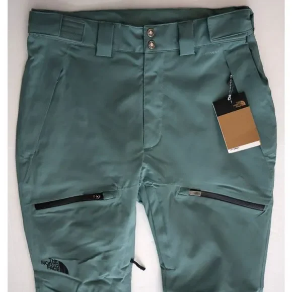 The North Face Men's Sz M Dark Sage Green DryVent Snow/Ski Chakal Pants